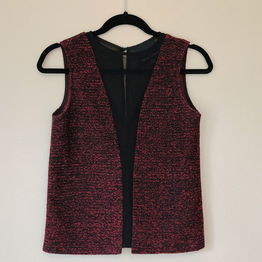 Harlowe & Graham Peekaboo Knit Top